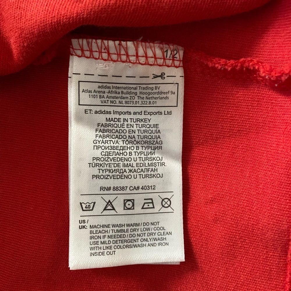 ADIDAS Originals Women’s Bold Age Cropped 100% Cotton Oversized Sweatshirt Sz M - Picture 14 of 15